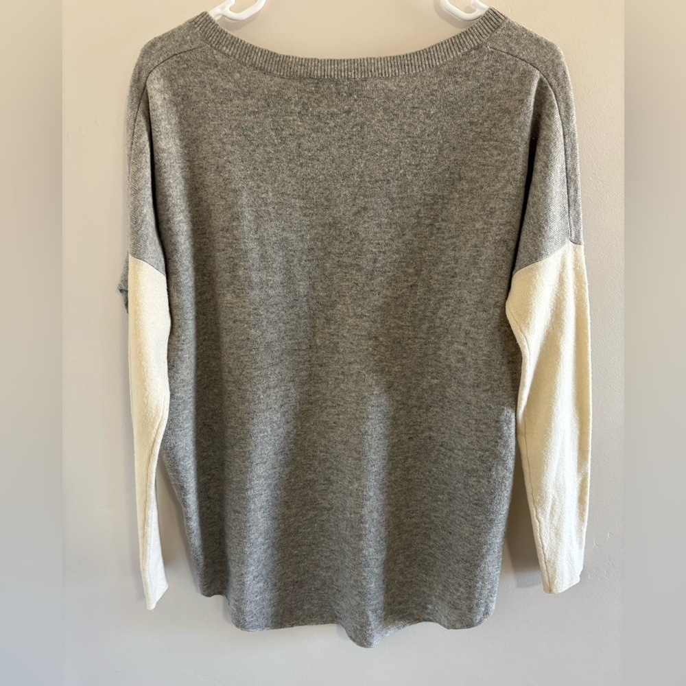 VINCE Color Block Boat Neck Sweater Size XS Wool & Cashmere - Picture 5 of 6